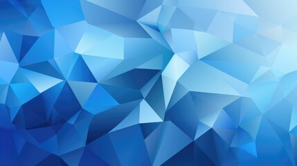 Obraz premium shadows blue polygon background