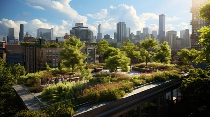 Fototapeta premium garden city green