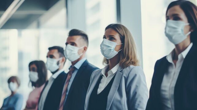 protection wearing masks in office