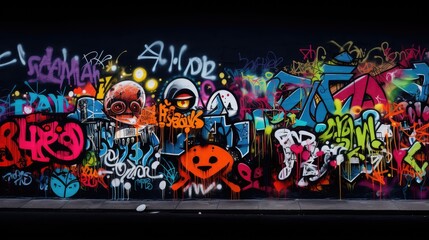 monochromatic black concrete wall