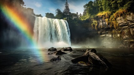 Fototapeta premium fall earth water color