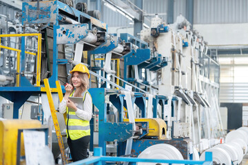 The pioneering work of European female engineers in machinery played a key role in developing global export practices, making her a key figure in the company's engineering development.