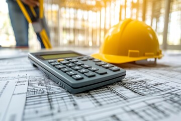 Businessmen are planning budgets for construction projects, analyzing company financial statements, managing global construction project costs, Generative AI