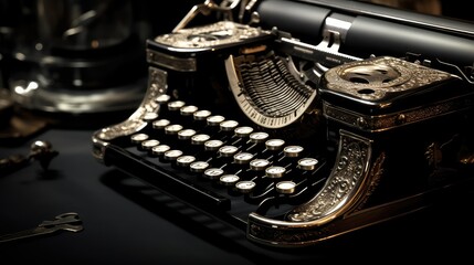 classic black and white gold blog