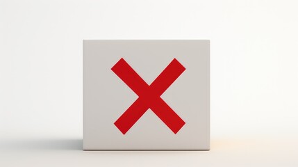 Obraz premium empty box symbol