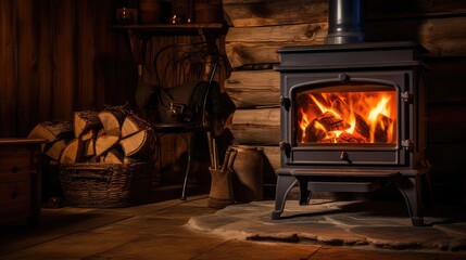 cozy burning wood texture