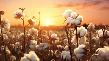 warm cotton plants