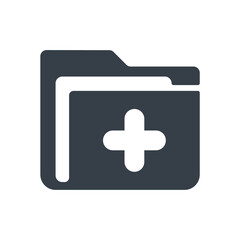 new folder icon design vector template