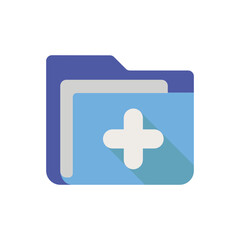 Obraz premium new folder icon design vector template