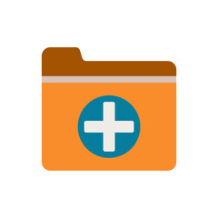 new folder icon design vector template