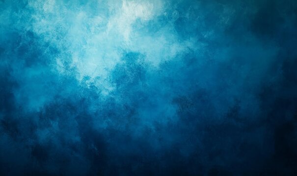 Abstract color gradient vignette blue color gradient background design, Generative AI
