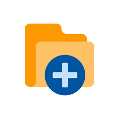new folder icon design vector template
