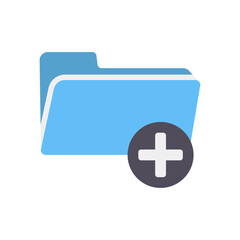 new folder icon design vector template