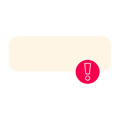 notification buttons with various colors