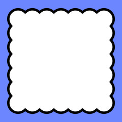 ポップなもくもくスクエアフレーム回答パネル調⭐︎