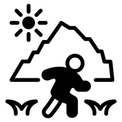 Hiking icon