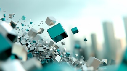 Virtual World Existing Within Another Virtual World, With Multiple Layers And Dynamic Effects