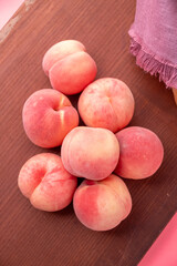 Juicy sweet peaches.
Image of a delicious peach.
