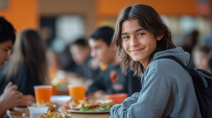 Young Indigenous american kids in school as students