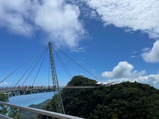 Fototapeta premium Langkawi Sky Bridge Langkawi Cable Car Fantastic View Malaysia