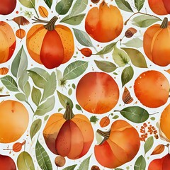 Autumn Harvest Seamless Pattern