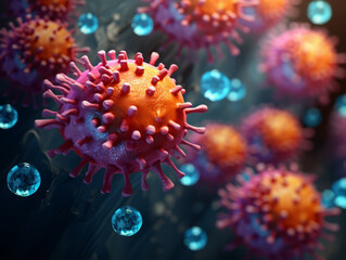 Fototapeta premium Attractive Globe design coronavirus concept