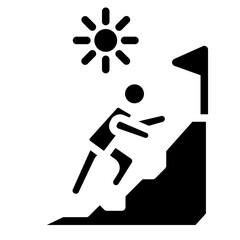 Hiking icon