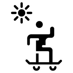 The skateboard icon