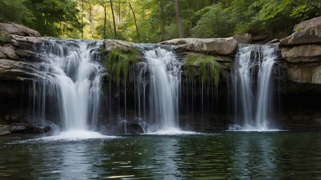 waterfall in the forest