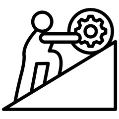 outline humanity icon