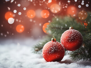 Attractive Red and black snow recuperado