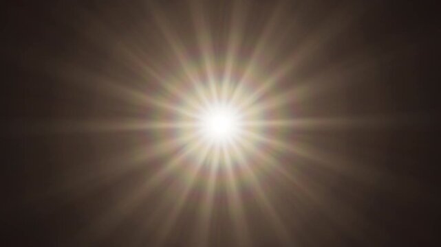 Bright Sun Rays slowly shrinking in size [4K]