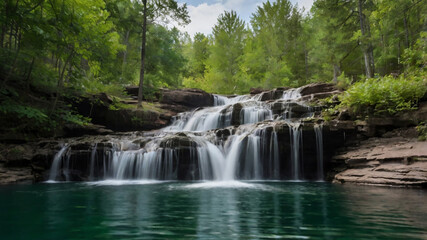 waterfall in the forest