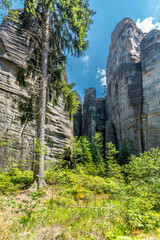 Mountains in the Rock City, Czech Republic.