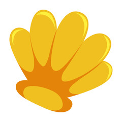 Sea Shell illustration on white background