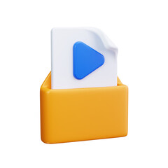 email 3d render icons