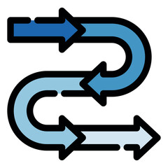 arrow diagram icon