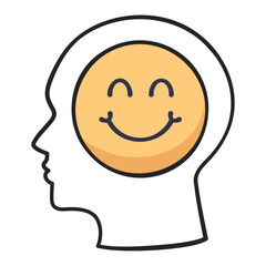Good feedback icon outline Report review Support reference color flat