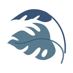 Illustration of leaf design on white background