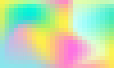 Vector abstract and colorful pixel background