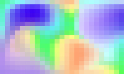 Vector abstract and colorful pixel background