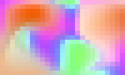 Vector abstract and colorful pixel background