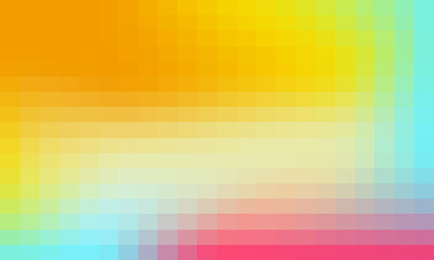 Vector abstract and colorful pixel background