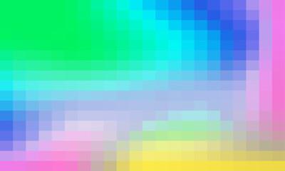 Vector abstract and colorful pixel background