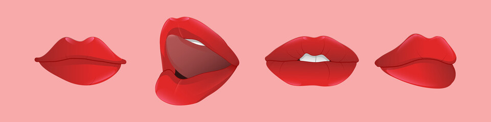 Doodle Lips Set