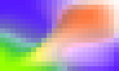 Vector abstract and colorful pixel background