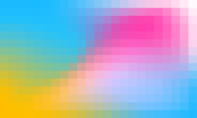 Vector abstract and colorful pixel background