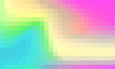 Vector abstract and colorful pixel background