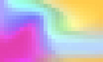 Vector abstract and colorful pixel background