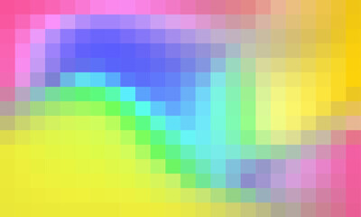 Vector abstract and colorful pixel background